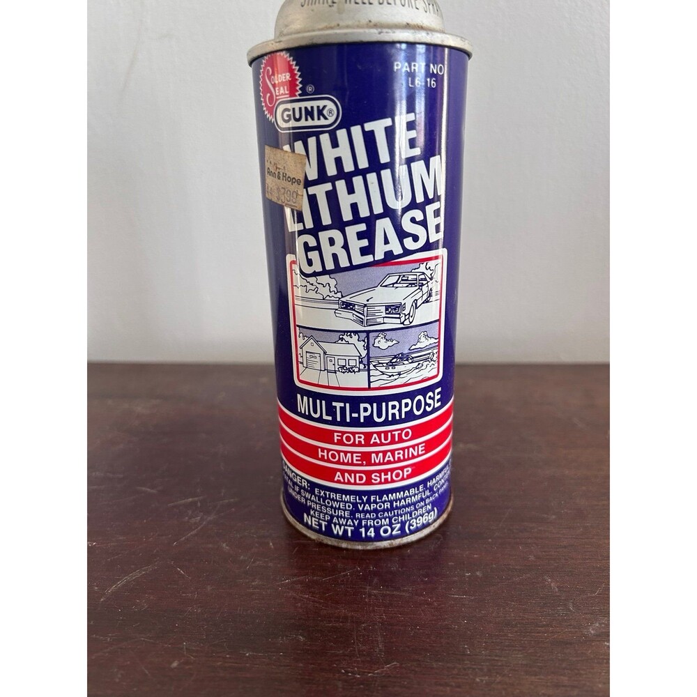 Liquid Wrench! Gunk white lithium grease  automotive, home, boat, & snowmobiles